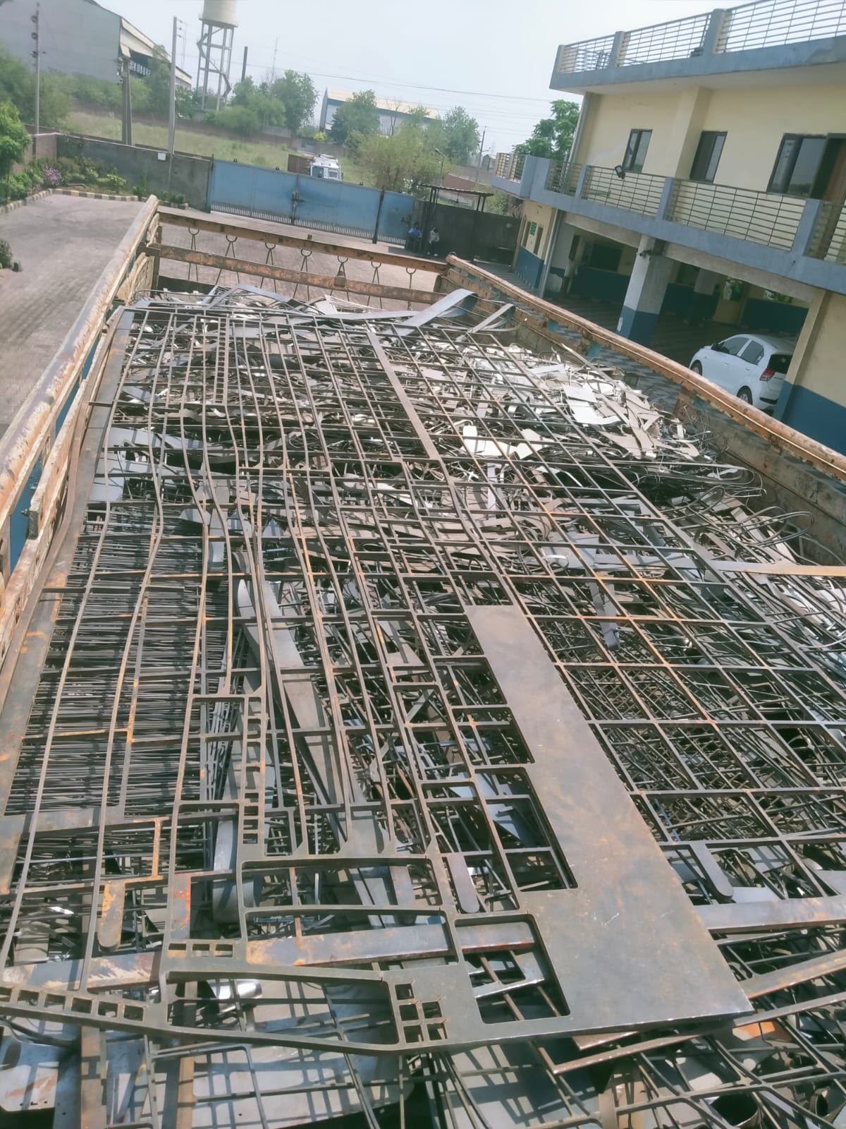 MS iron scrap yard